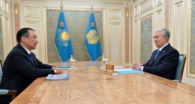 Президент принял министра транспорта Нурлана Сауранбаева