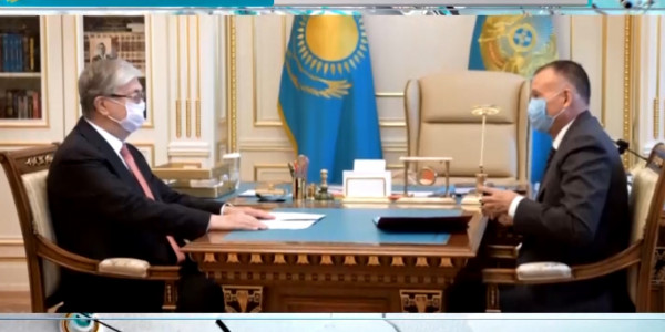 Берик Имашев доложил Президенту об итогах выборов депутатов Сената