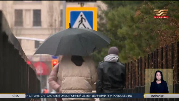 Дожди накроют большую часть Казахстана