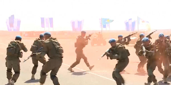 Военно-патриотический молодежный сбор &laquo;Айбын-2022&raquo; стартовал в Карагандинской области