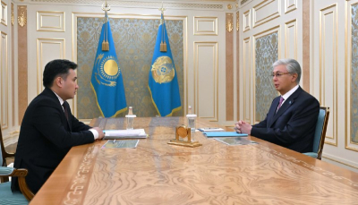 Президент Еңбек және халықты әлеуметтік қорғау министрін  қабылдады