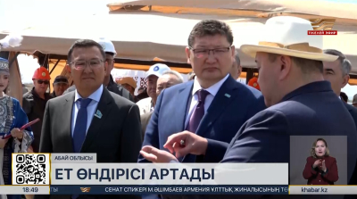 Елде ет өнімдерін терең өңдейтін зауыт іске қосылады