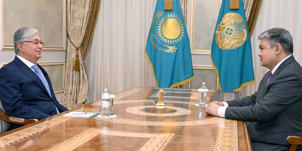 Глава государства принял акима ВКО Ермека Кошербаева