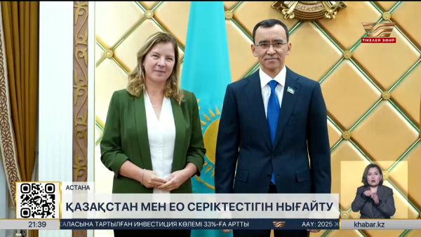 Мәулен Әшімбаев ЕО өкілімен ынтымақтастықты нығайту мәселелерін талқылады