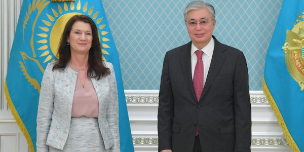 Мемлекет басшысы Швецияның Сыртқы істер министрі Анн Линдені қабылдады