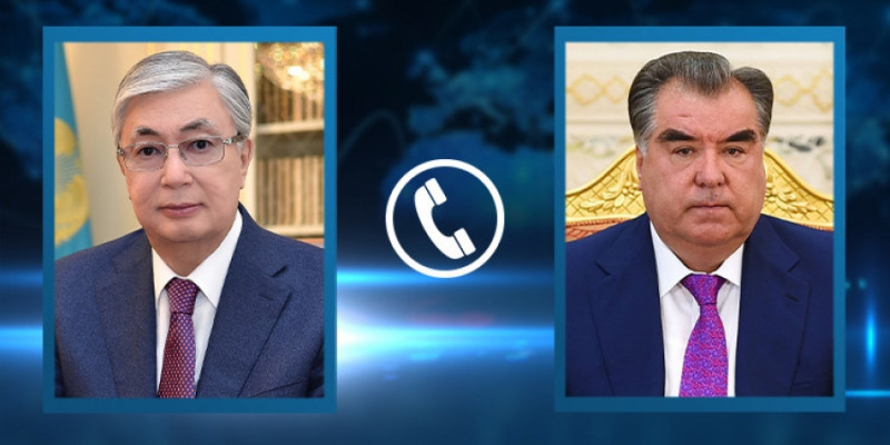 Развитие международных отношений обсудили президенты Казахстана и Таджикистана