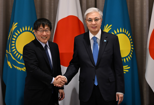 Мемлекет басшысы Ичиро Такахаруды қабылдады