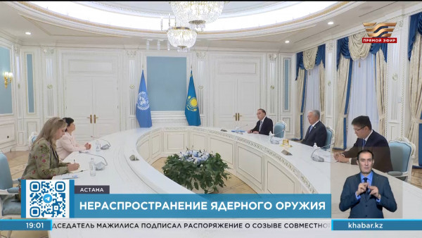 Президент встретился с заместителем Генерального секретаря ООН Изуми Накамицу