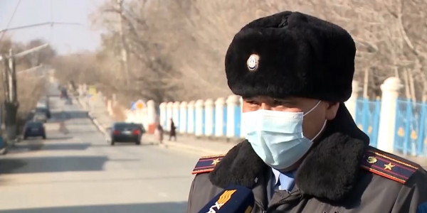 Инспектор полиции Н. Абдиев обезоружил убийцу в Туркестанской области