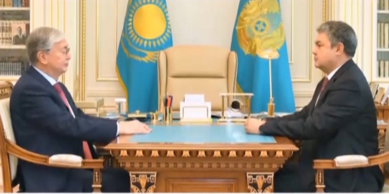 Президент РК принял вновь назначенного посла Казахстана в России Ермека Кошербаева