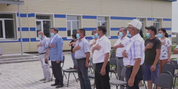 Площадь госсимволов открыли в Павлодарской области