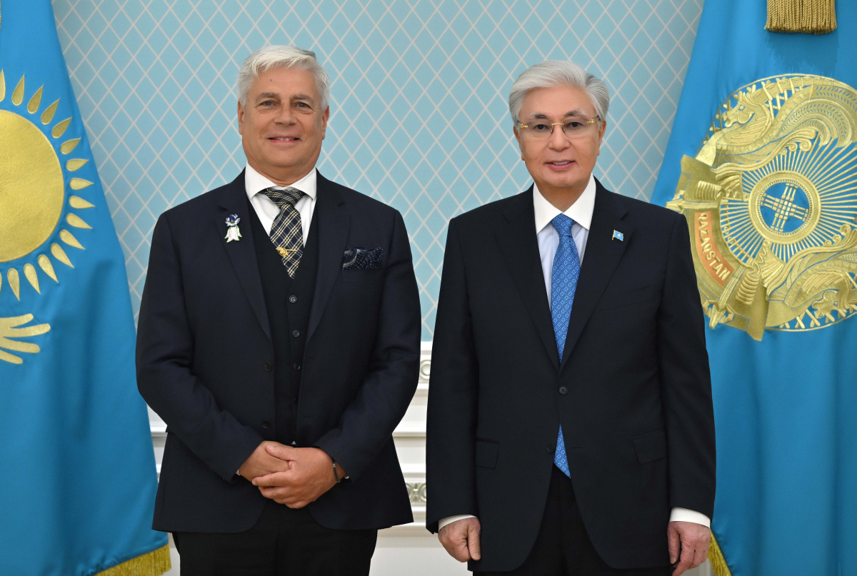 Президент Халықаралық кинология федерациясының президентін қабылдады