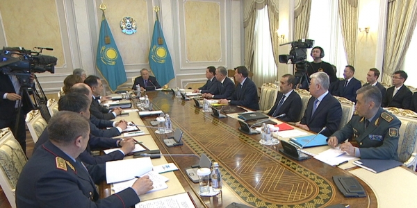 Елбасы Нұрсұлтан Назарбаевтың төрағалығымен Қауіпсіздік кеңесінің отырысы өтті