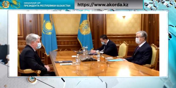 Глава государства принял посла Российской Федерации Алексея Бородавкина