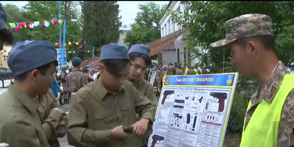 Республиканская олимпиада по военной подготовке впервые прошла в Шымкенте