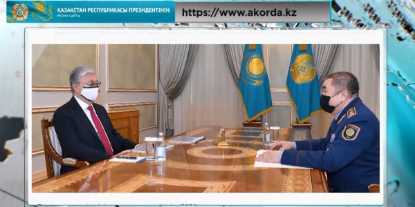 Мемлекет басшысы Ішкі істер министрі Ерлан Тұрғымбаевты қабылдады