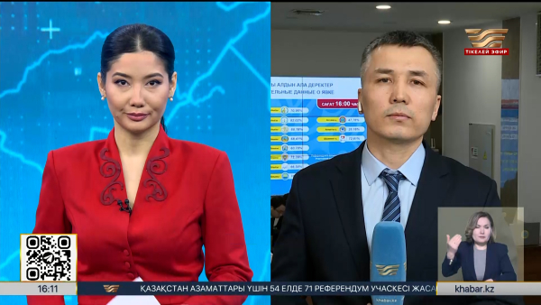 Орталық референдум комиссиясының дерегі. LIVE