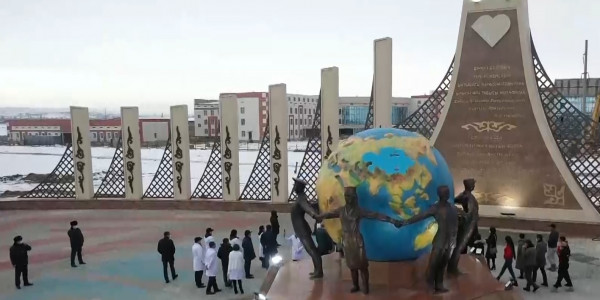 Таразда &laquo;Біз біргеміз&raquo; монументі ашылды