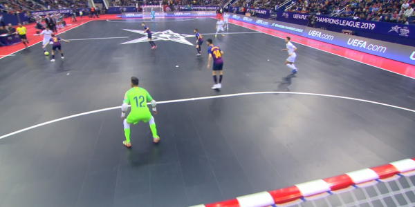 Футзал. Лига чемпионов. &laquo;Кайрат &ndash; Барселона&raquo;