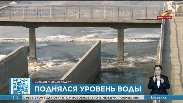 В Сырдарье поднялся уровень воды