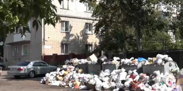 Жители Петропавловска жалуются на переполненные мусорные контейнеры