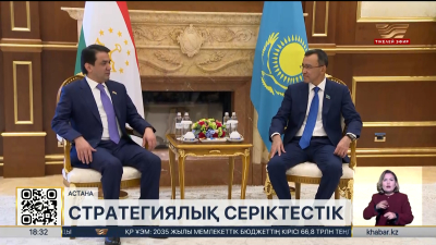 Рустами Эмомали Сенат спикері Мәулен Әшімбаевпен жүздесті