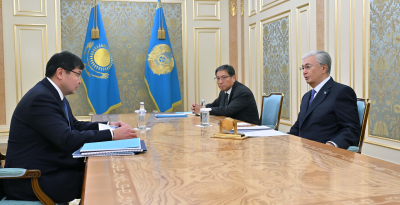 Мемлекет басшысы Қаржы министрі Мәди Такиевті қабылдады