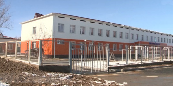Төлеби ауданында жаңа мектеп бой көтерді