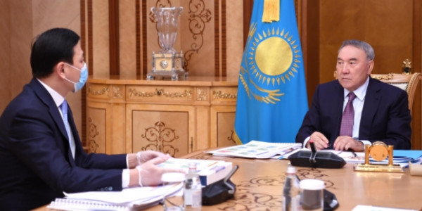 Елбасы Нұрсұлтан Назарбаев елорда әкімі Алтай Көлгіновті қабылдады