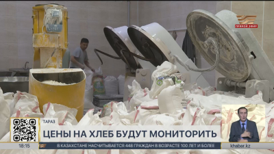 На 20 тенге подорожал хлеб в Таразе