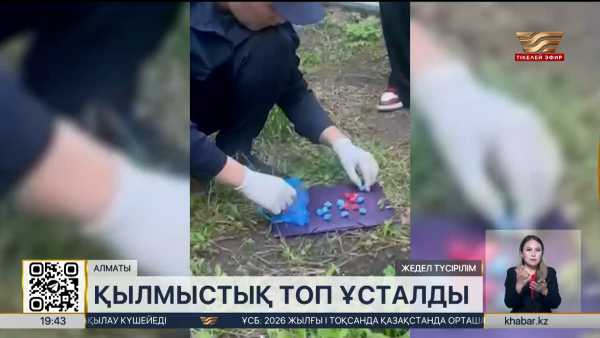 Алматыда интернет арқылы есірткі сатқан қылмыстық топ ұсталды
