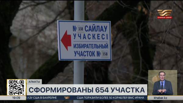Референдум-2026: в Алматы откроются 654 участка для голосования