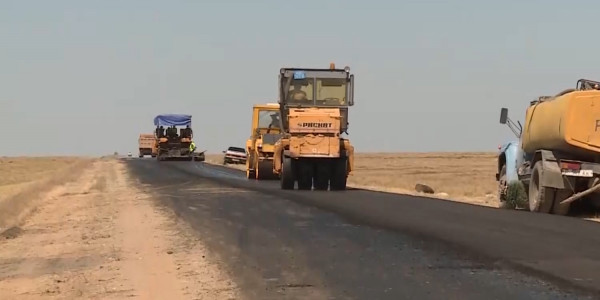 Улучшается состояние автодорог в Костанайской области