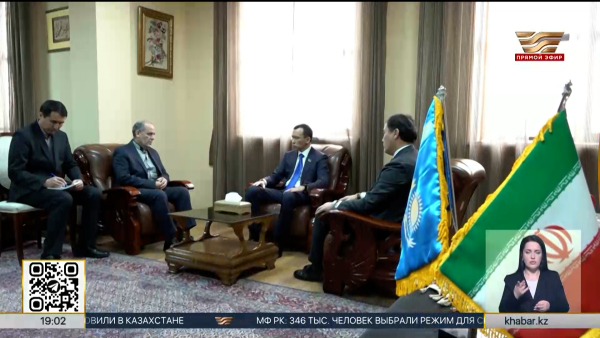 Спикер Сената посетил посольство Ирана в Казахстане