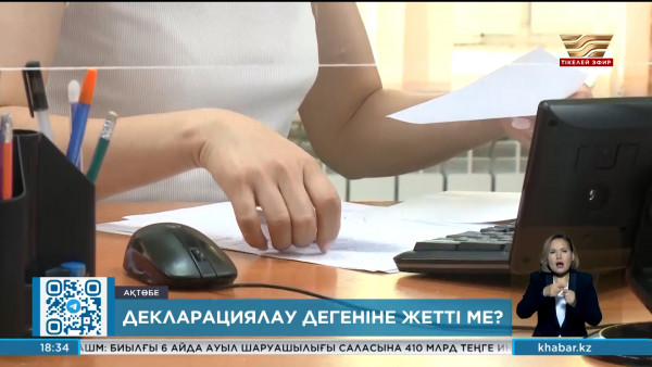 Ақтөбе облысында 57 мың кәсіпкер салық органдарына декларация тапсырмаған