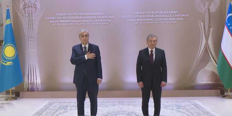 ҚР Президенті Өзбекстанның елордадағы жаңа елшілігіне барды