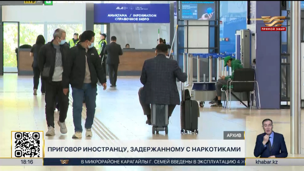 Иностранца осудили на 15 лет за попытку ввоза крупной партии наркотиков в Алматы