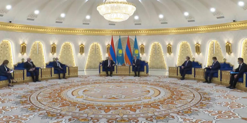 Қазақстан мен Армения Президенттері екі ел ынтымақтастығын дамыту мәселелерін талқылады