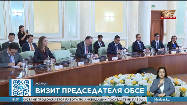 Состоялась встреча председателя ОБСЕ и главы МИД РК