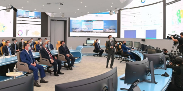 К. Токаев посетил Офис цифрового правительства