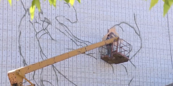 Қарағандыдағы көпқабатты үйлердің біріне Ерлан Нұрғалиевтің суреті салынады