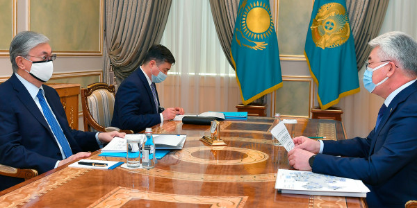 Президент принял министра индустрии и инфраструктурного развития