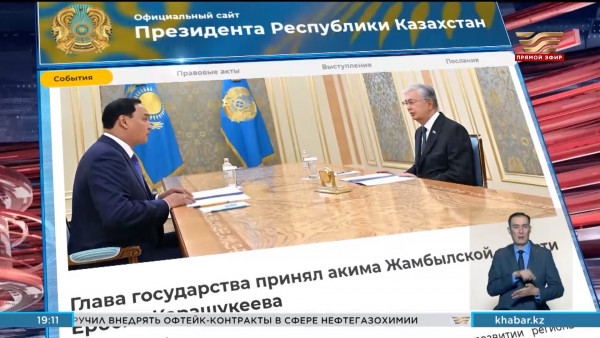 Президент поручил акиму Жамбылской области повысить рост благосостояния населения