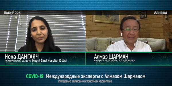 &laquo;COVID-19. Международные эксперты с Алмазом Шарманом&raquo;. Неха Дангаяч, США