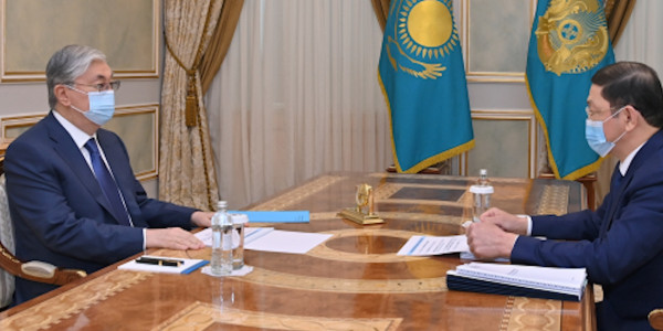 Президент РК принял Генерального прокурора Б. Асылова