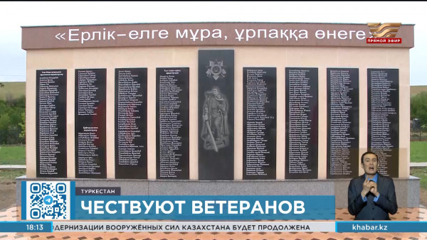 По 1,5 миллиона тенге получат от государства ветераны ВОВ в Туркестанской области