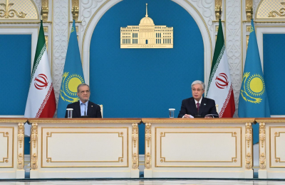 Касым-Жомарт Токаев и Масуд Пезешкиан выступили с совместным заявлением