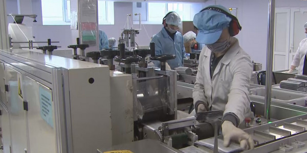 2021 жылдан бастап қазақстанда тәулігіне 2 млн медициналық бетперде өндіріледі