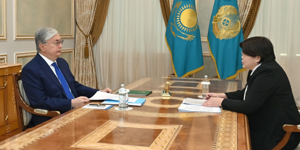 Глава государства принял председателя Конституционного суда Эльвиру Азимову