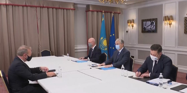 Еуропалық бизнесмендер Маңғыстау облысында &laquo;жасыл&raquo; сутегін өндіретін кәсіпорын салмақ